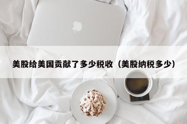 美股给美国贡献了多少税收（美股纳税多少）